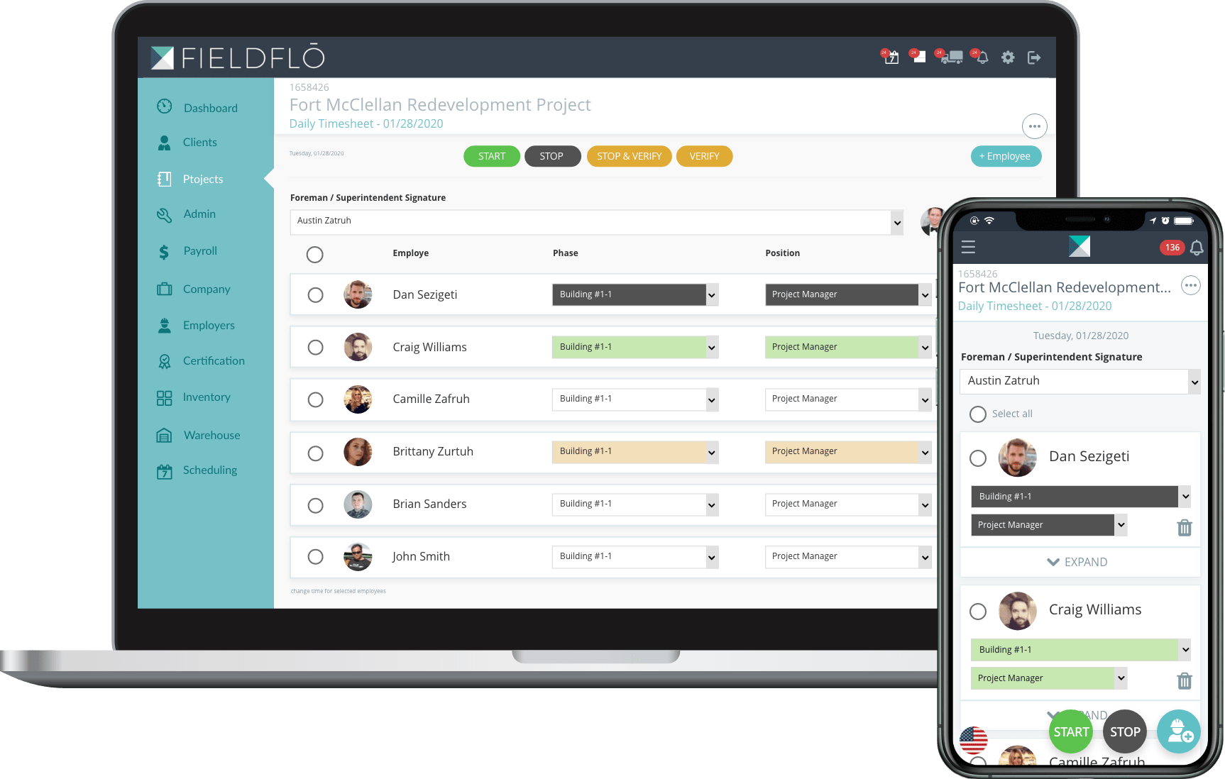 Time Tracking & Payroll